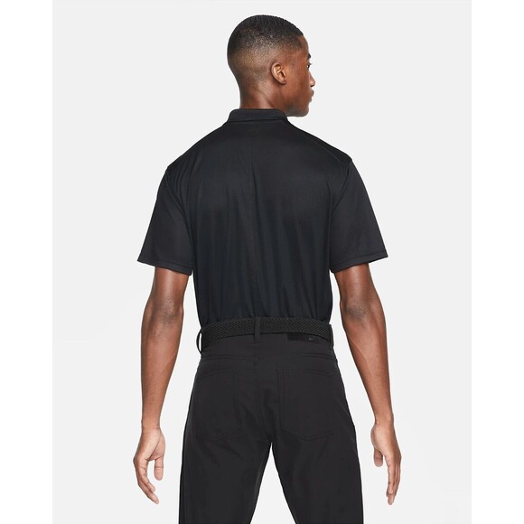Nike Dri-FIT Victory Mens Golf Polo Colorblock Black White DH0845-010 Medium NWT - Picture 2 of 9